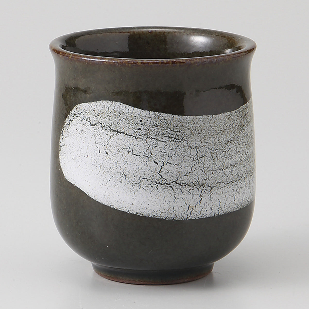 織部刷毛目 長湯呑 7.2×8cm