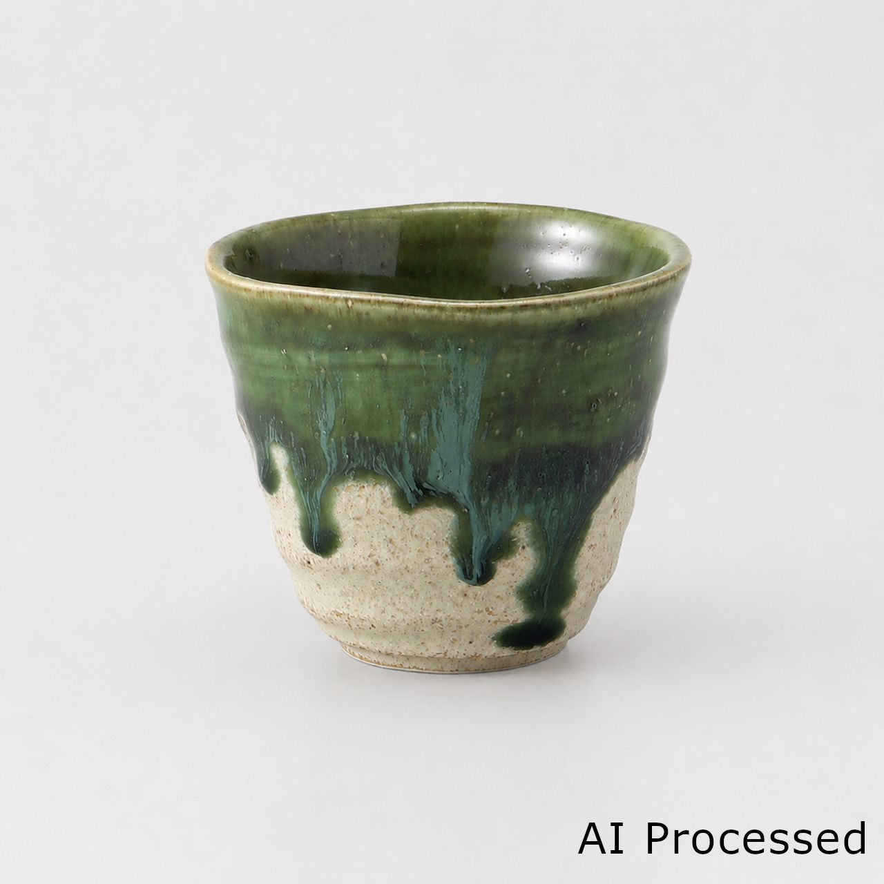 織部流し そば千代口 8.7×7.4cm