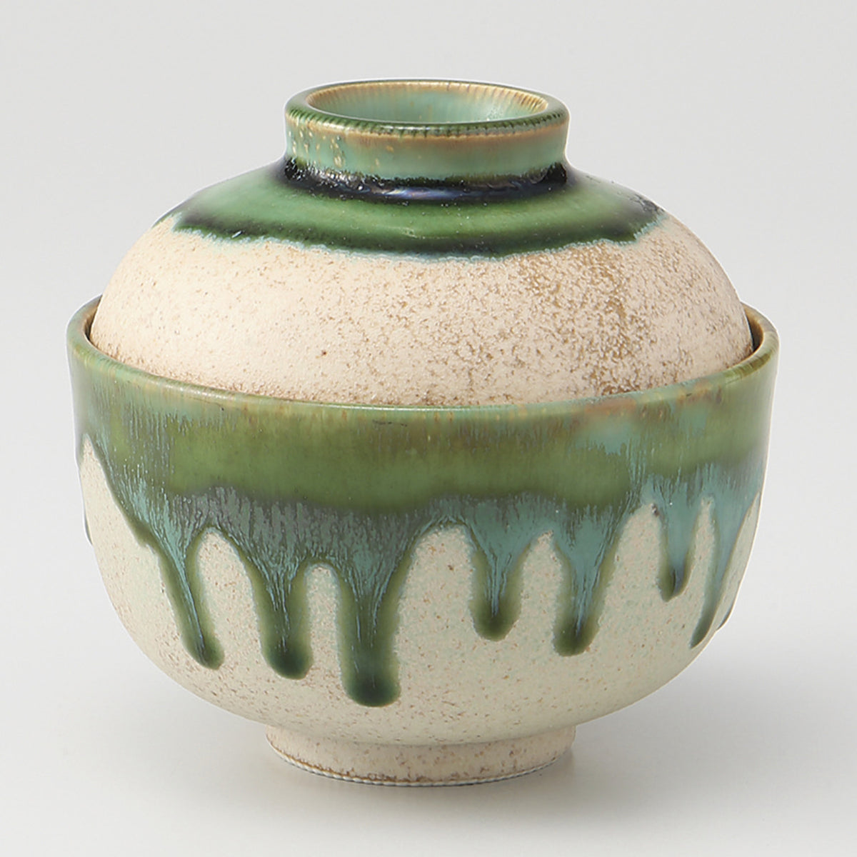 織部流し 小煮物碗 10.5×9.8cm