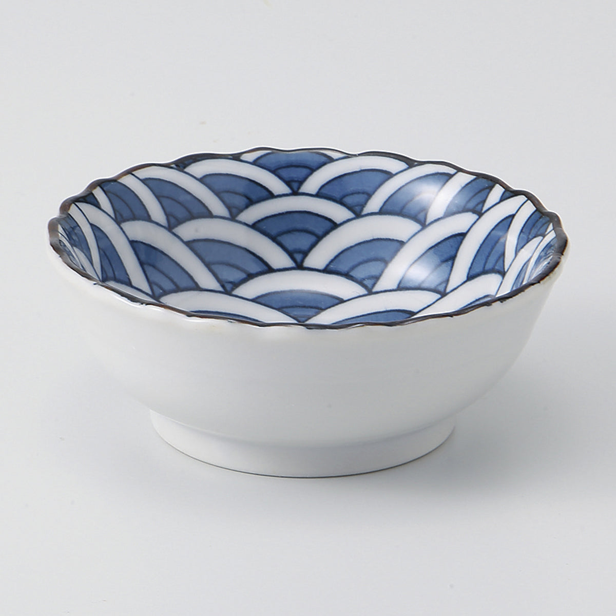 青海波 3.0波渕鉢 9×3.5cm