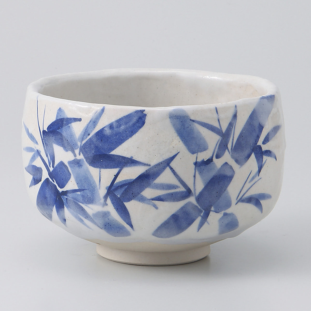青竹 抹茶碗 12×7.9cm