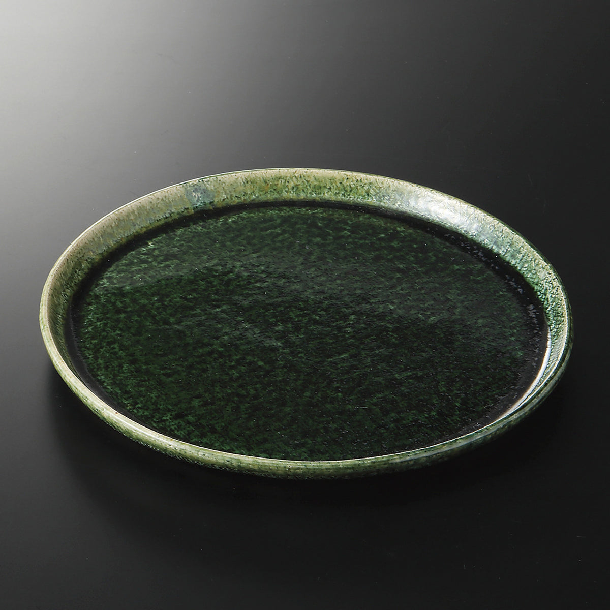 総織部 八寸平皿 24.5×1.8cm
