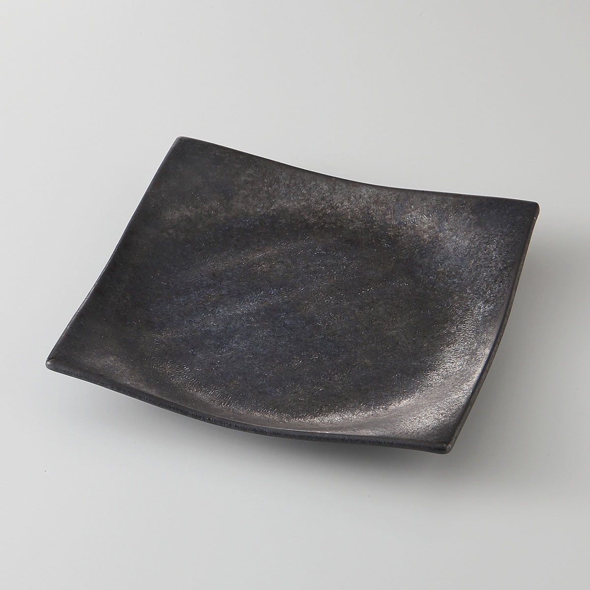 炭窯変 正角5.5皿 16.8×16.8×3cm