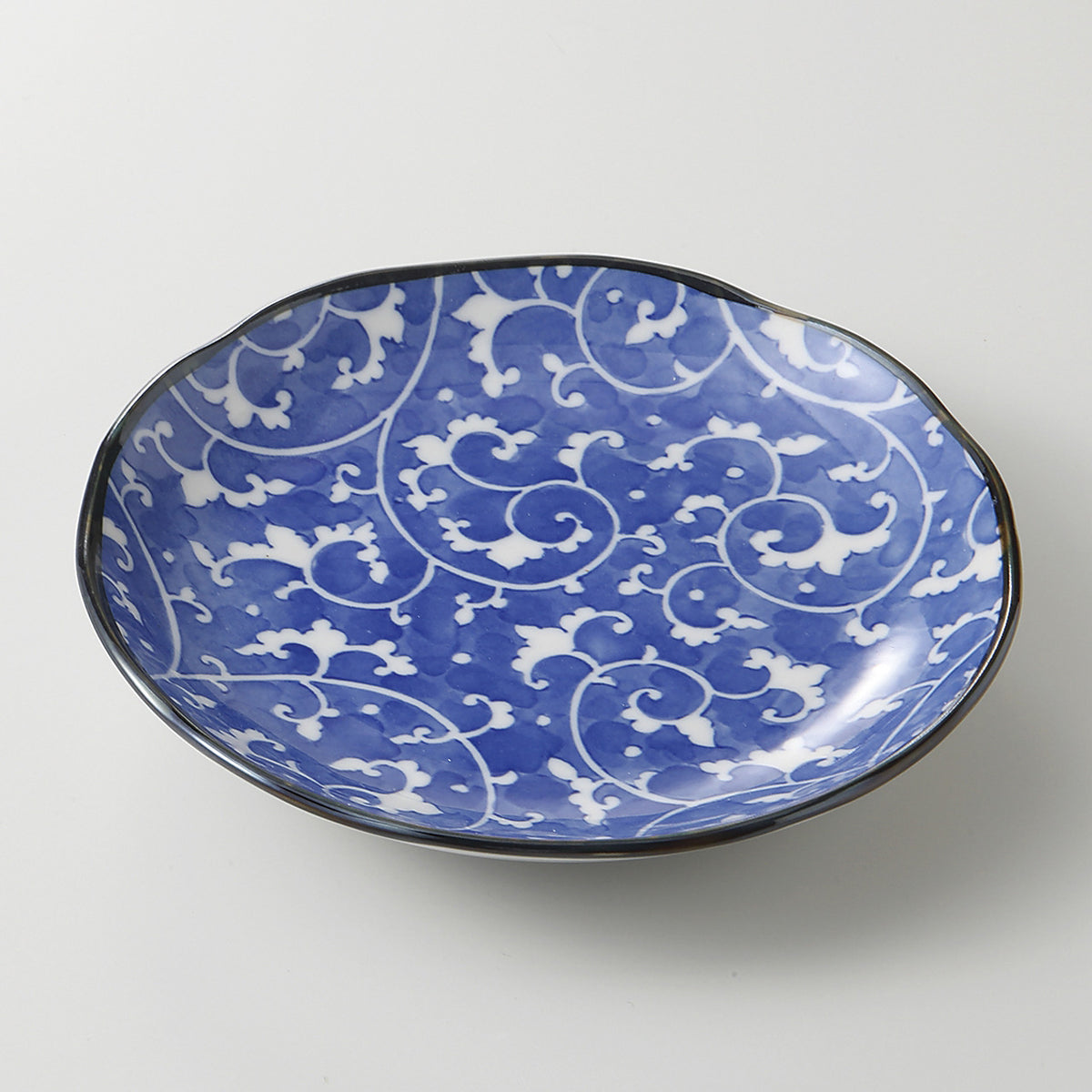 濃唐草 5.0皿 16.4×2.8cm