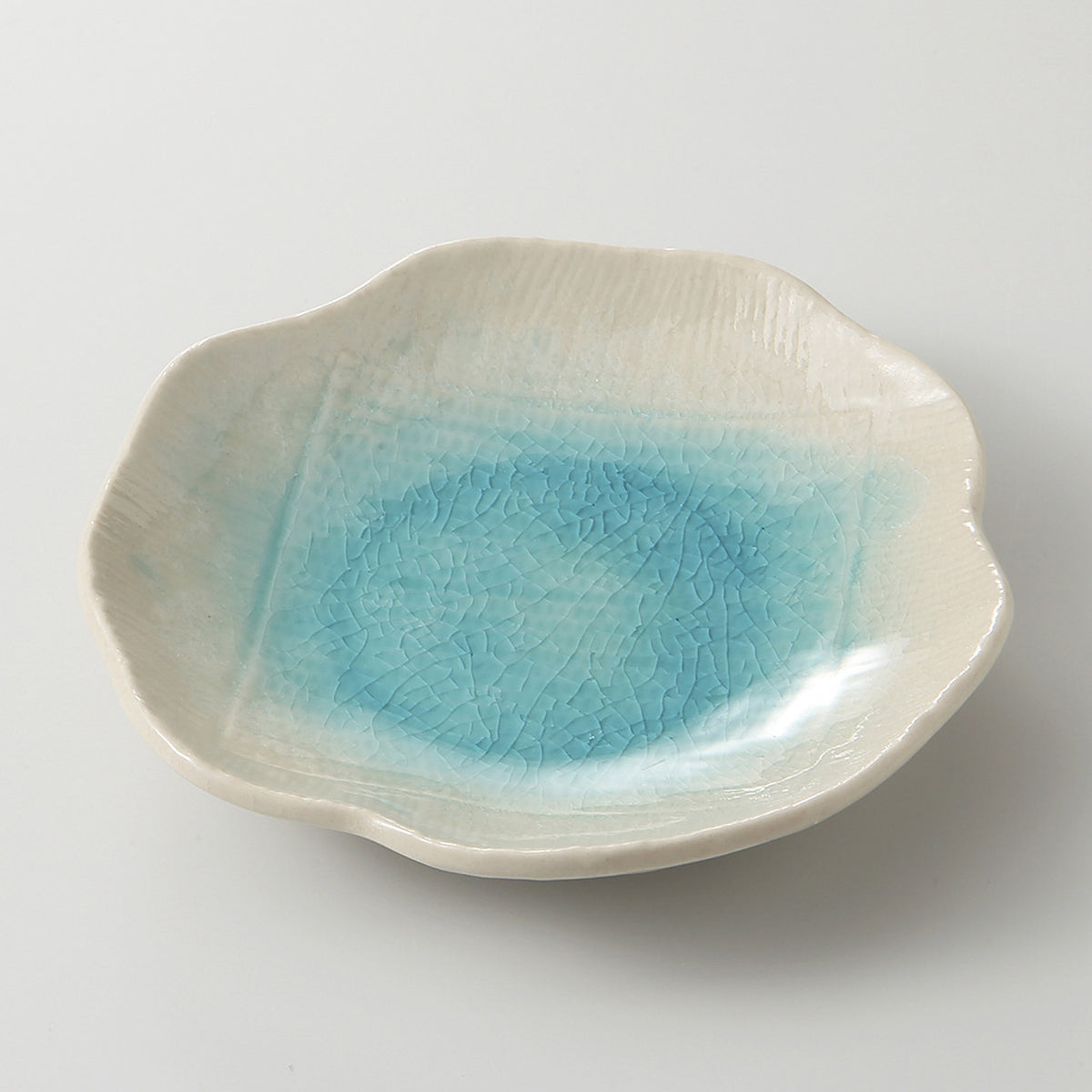 白雲 花形取皿 15.8×3cm