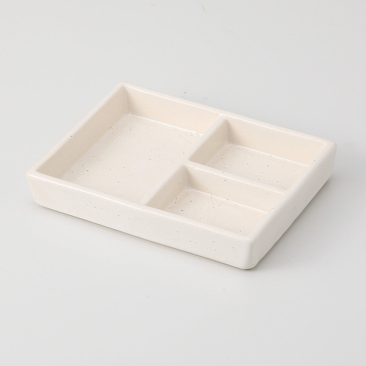 白粉引 3品薬味皿 12.2×9.3×2cm