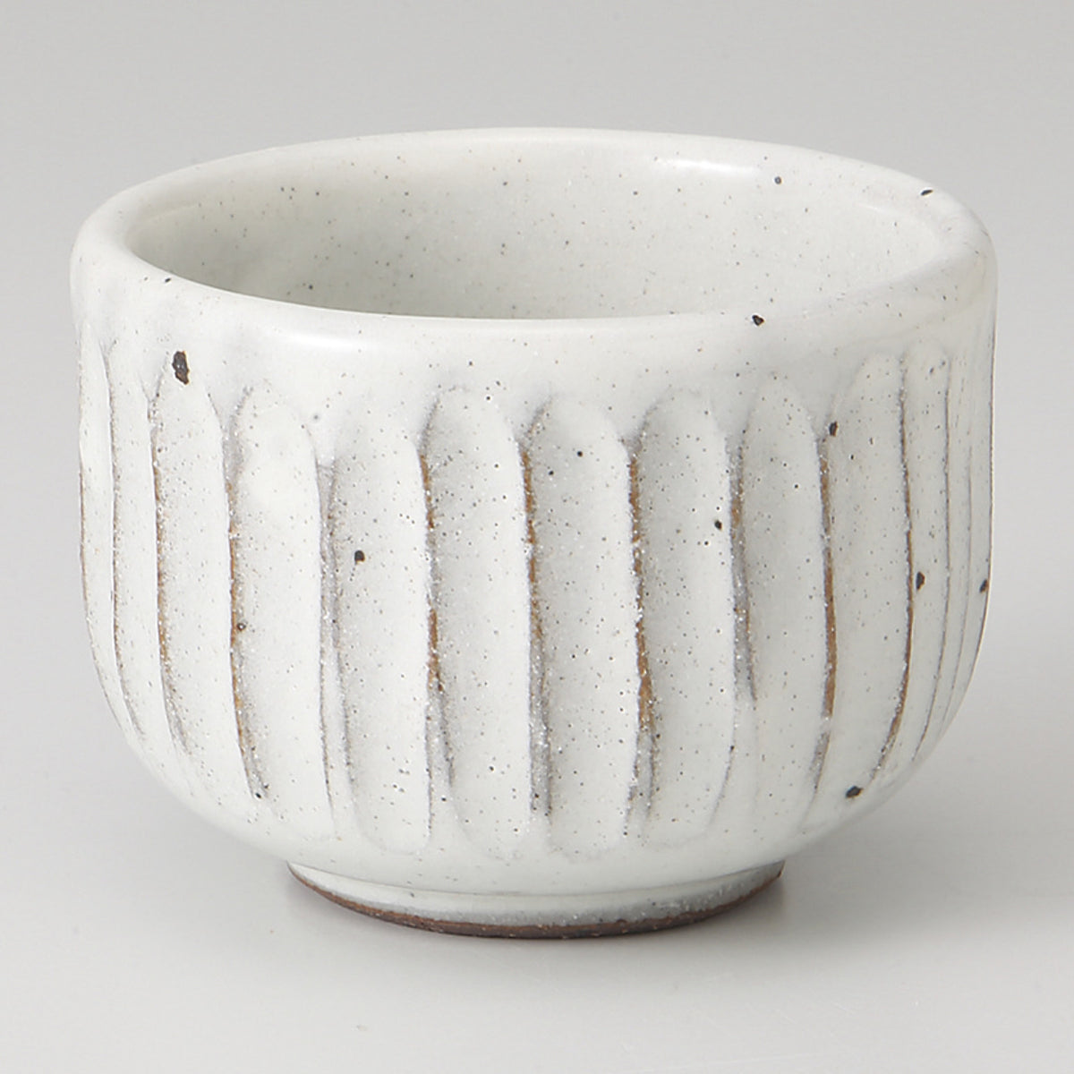 粉引削ぎ目 湯呑(小) 7.2×5.2cm 180cc