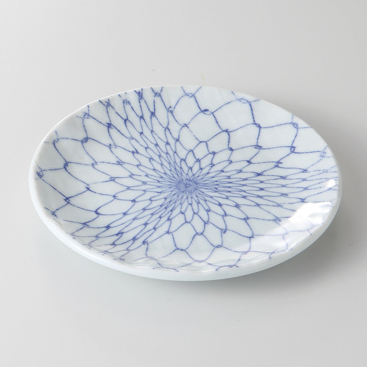 網代 カヤ目3.5皿 12.2×1.3cm