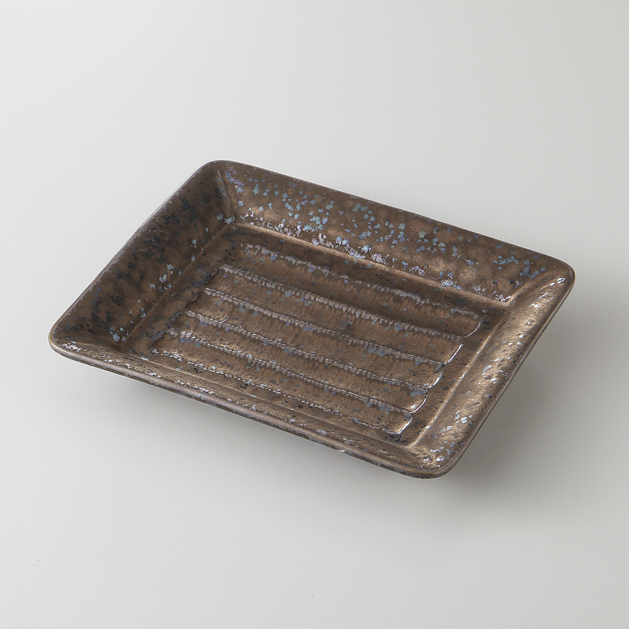 熔岩流 串皿 17.6×14.6×2.7cm
