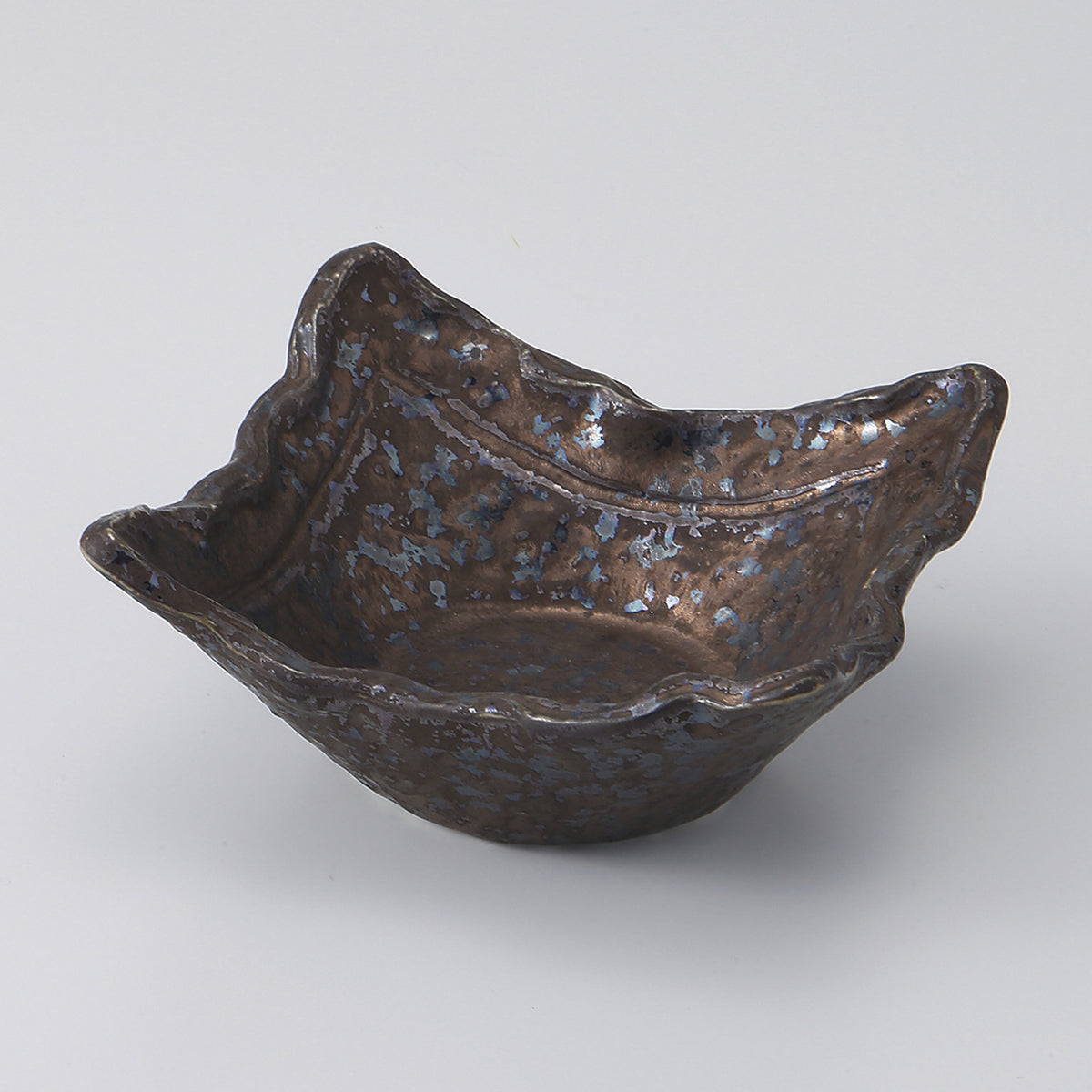 熔岩流 荒渕角鉢 13.5×6cm