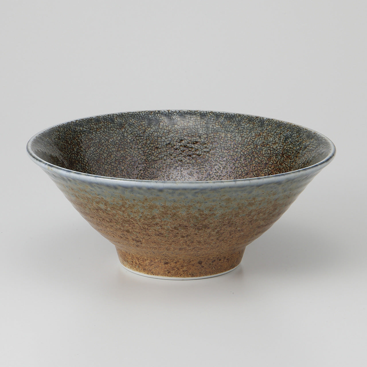 藍流し 6.5そば丼 19.5×8.3cm
