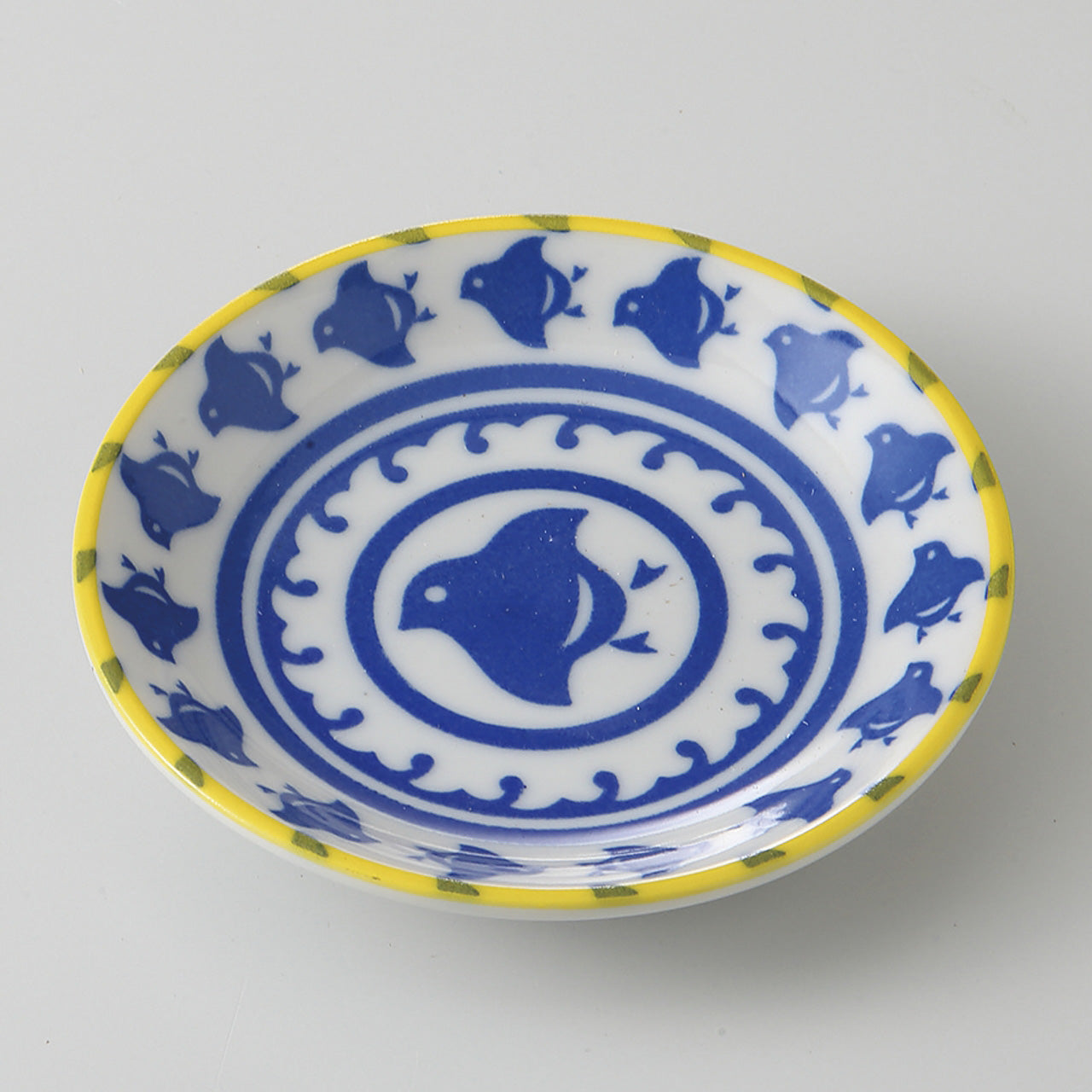 渕黄千鳥 玉渕3.3皿 10×1.8cm