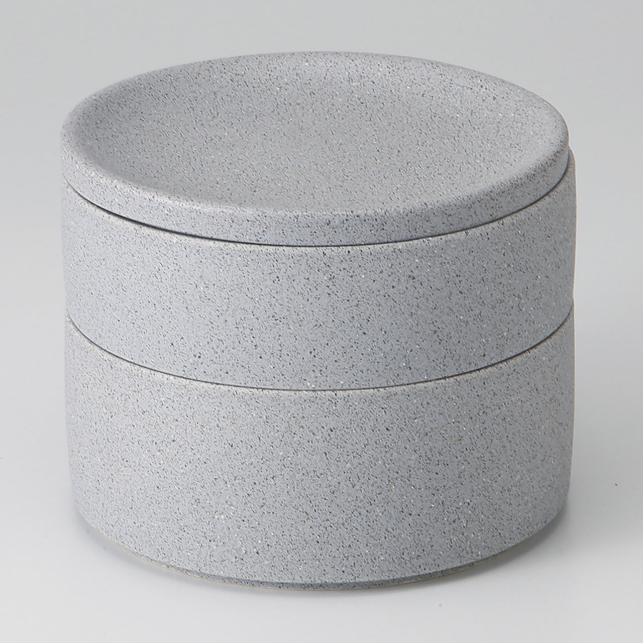 ストーングレイ フラットディッシュM 14×1.2cm