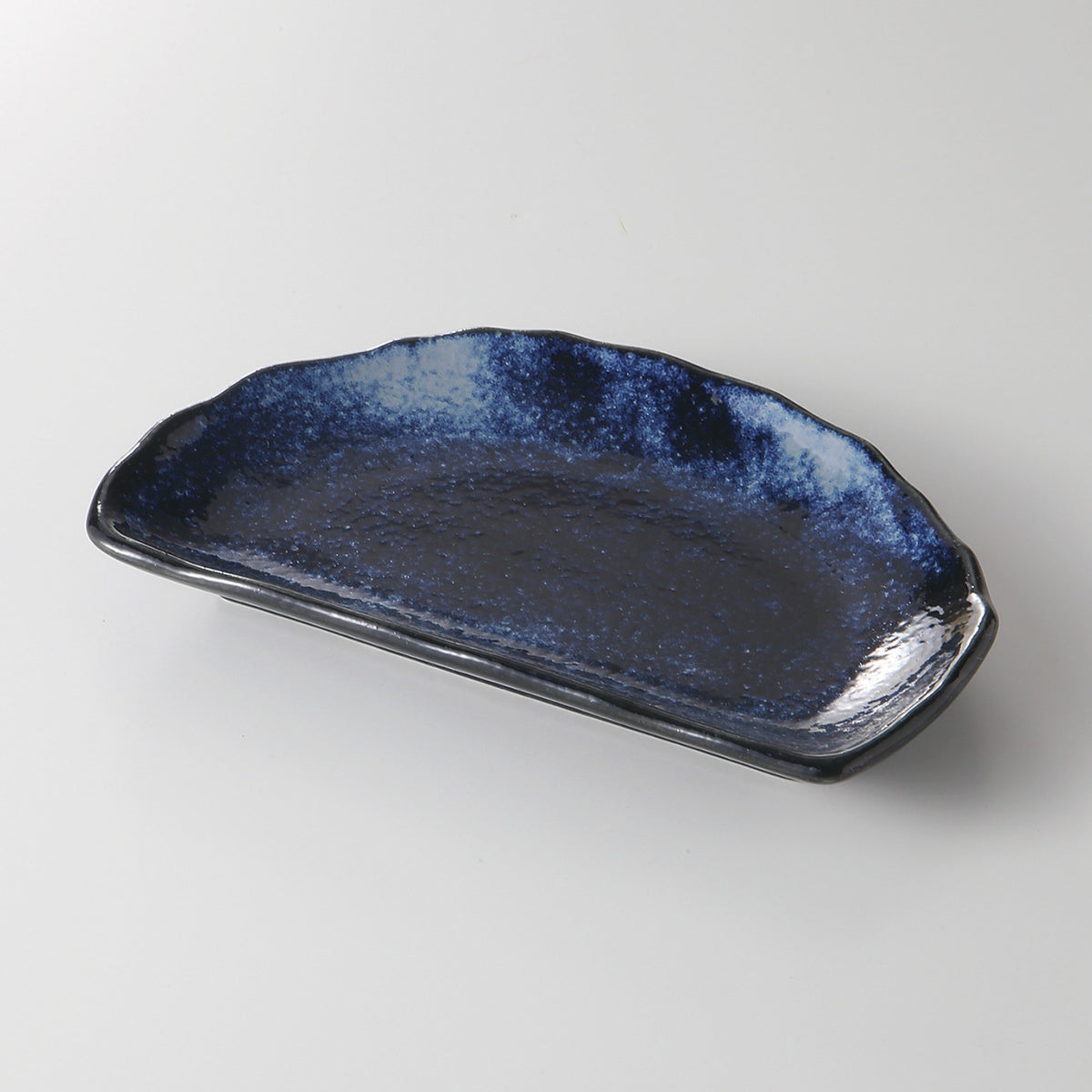 ナマコ 半月皿 21×13.2×2.7cm
