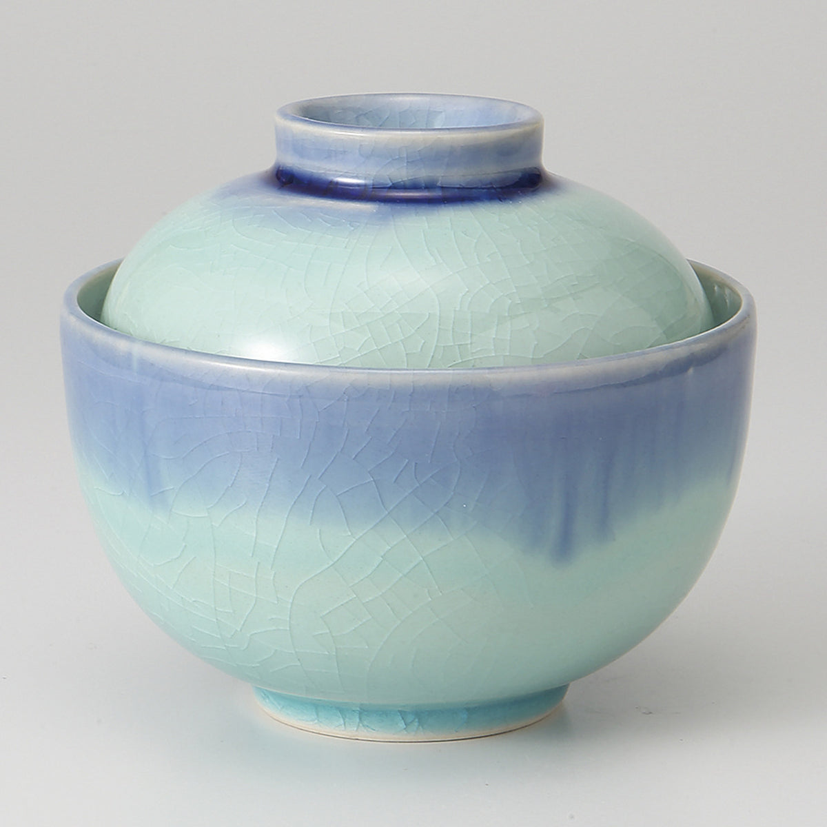 ブルー貫入 煮物碗(大) 11.4×9.7cm