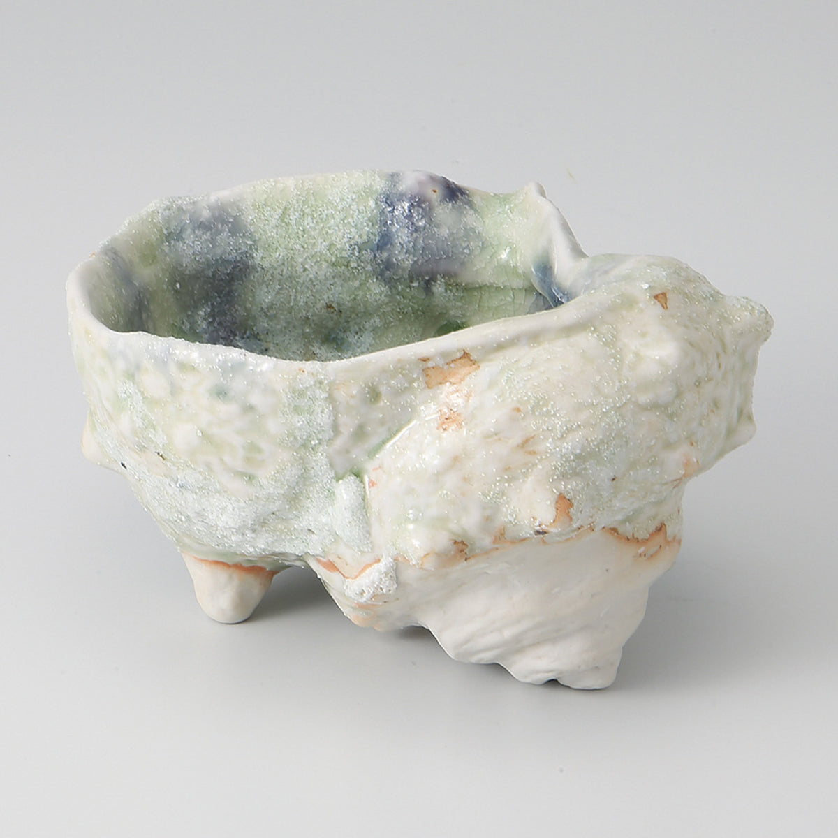御深井 巻貝鉢 14.2×12.7×8.7cm