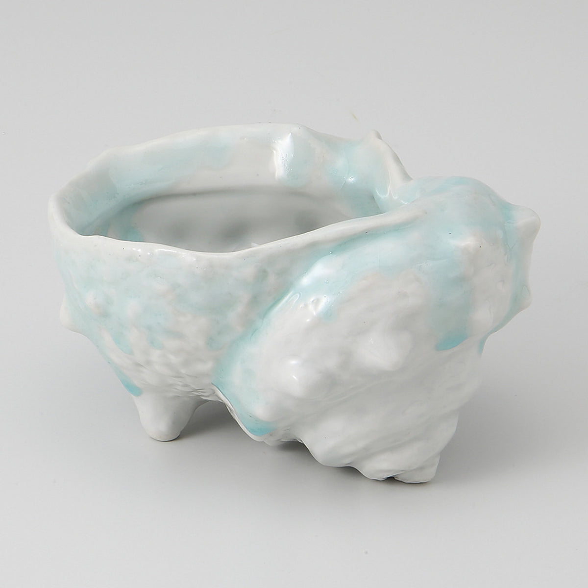青涼 巻貝鉢 14.2×12.7×8.7cm