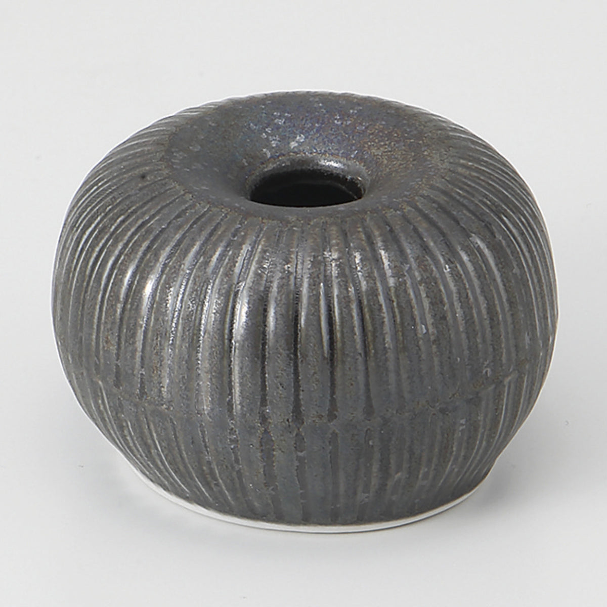 団子型茶筅直し 窯変銀 4×6cm
