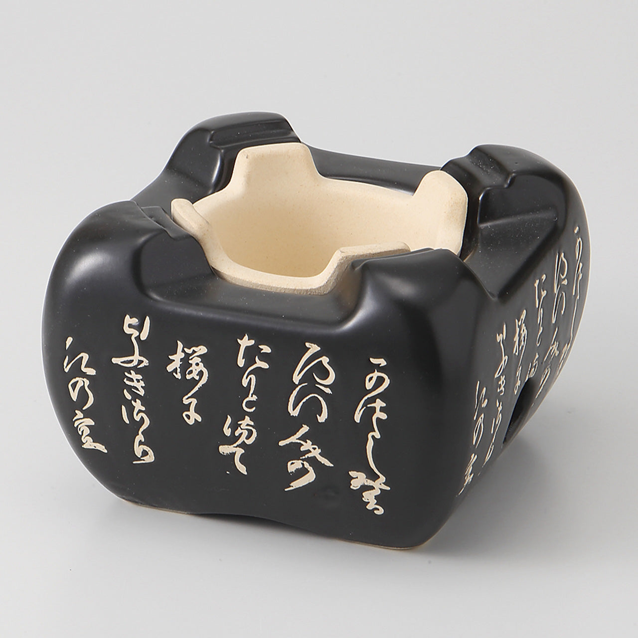 風情(黒) コンロ(大) 14×12cm