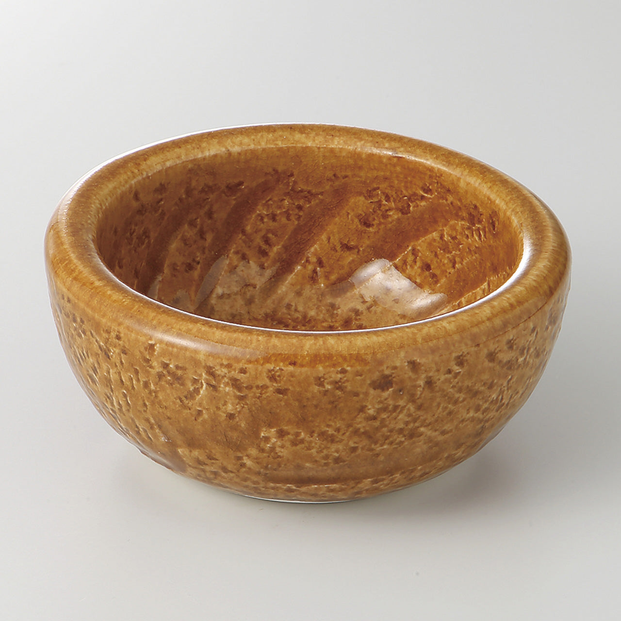 飴釉 丸鍋 13.5×6cm