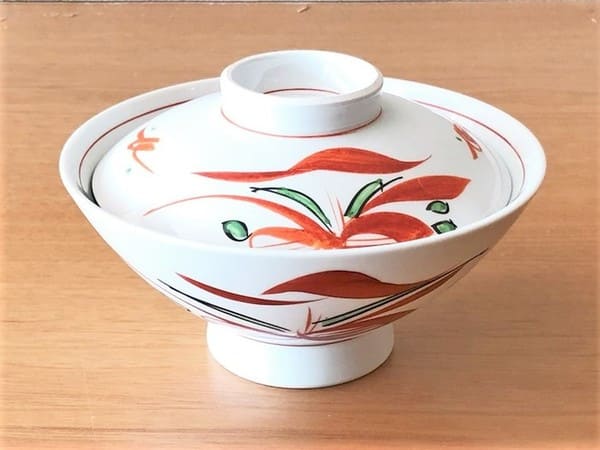 美濃焼 舞小花 ( 強化 ) のり茶 [ ライス丼 ] 約14.8×9.4cm