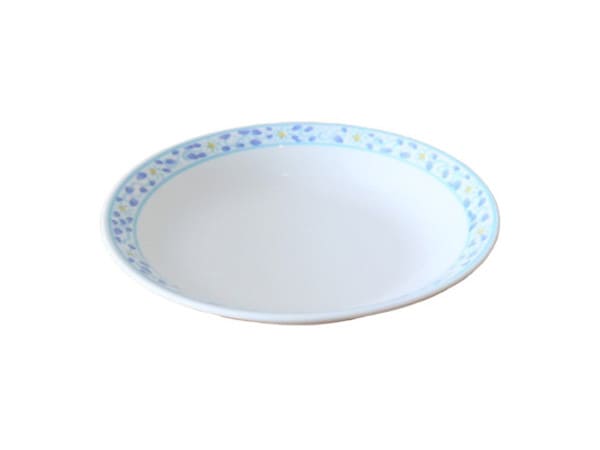 美濃焼 ミントフラワー9"カレースープ [ スープ皿 ] 22.3×3.8cm