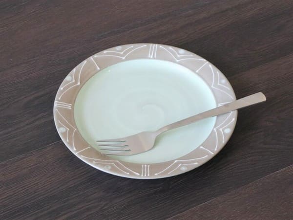 美濃焼 ヴェールポンムデザート皿 [ 中皿 ] 約21cm