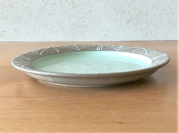 美濃焼 ヴェールポンムデザート皿 [ 中皿 ] 約21cm