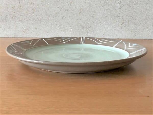 美濃焼 ヴェールポンムパスタ皿 [ 中皿 ] 約26.7cm