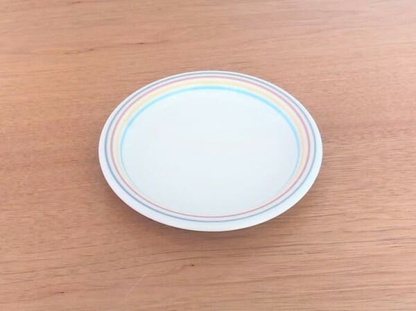 美濃焼 レインボー６半パン皿 [ 中皿 ] 約15.6cm