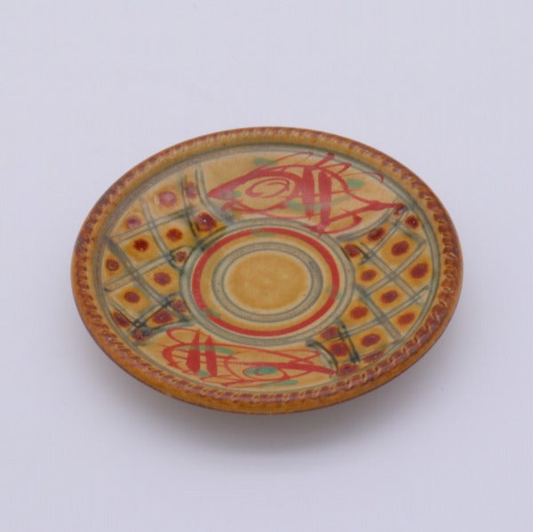 美濃焼 紅安南丸3.5皿 [ 小皿・豆皿 ] 10.8×2cm