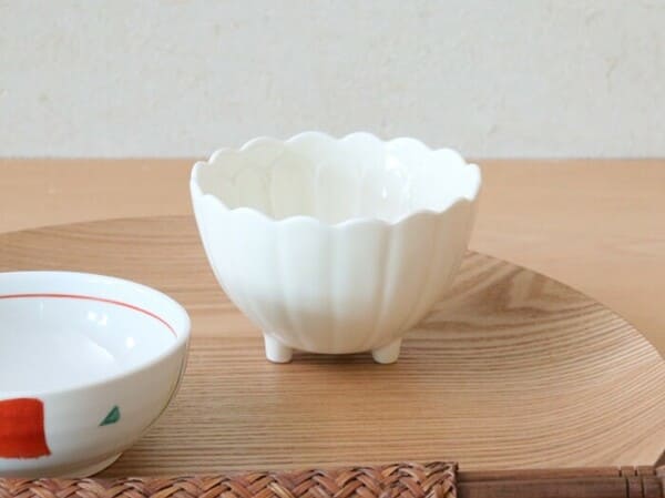 美濃焼 菊型３６鉢 ( 強化 ) [ 小鉢 ] 約11.2×7.5cm