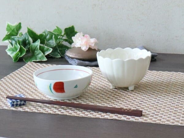 美濃焼 菊型３６鉢 ( 強化 ) [ 小鉢 ] 約11.2×7.5cm