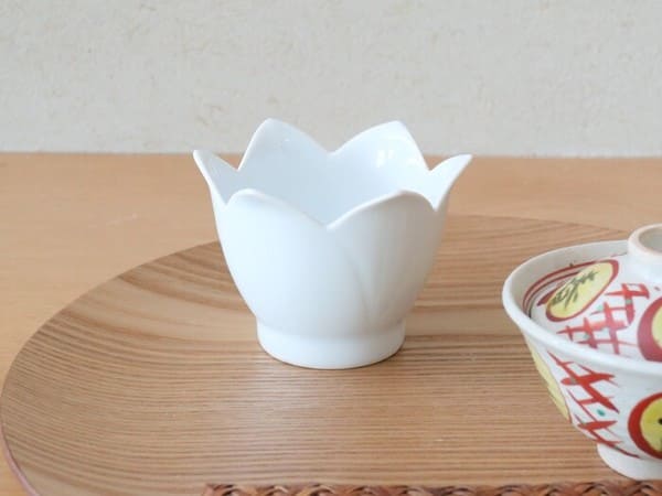 美濃焼 桔梗型36鉢 強化食器 [ 小鉢 ] 10.9×8cm