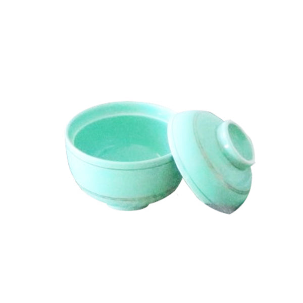 美濃焼 ヒワ釉金筋煮物碗 ( 小 ) [ 煮物碗・蓋向 ] 約10.5×9.4cm