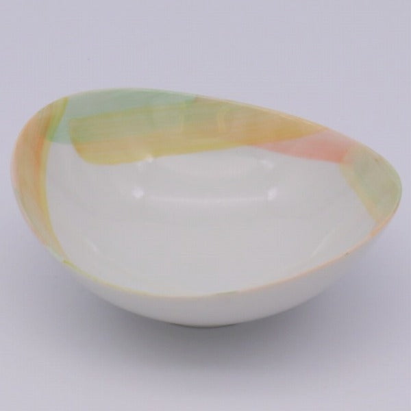 美濃焼 四季彩まゆ型鉢 [ 小鉢 ] 約14.8×13.1×5cm