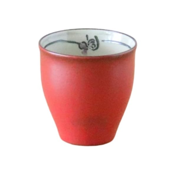 美濃焼 カトレア ( 赤 ) [ 湯呑・カップ ] 約260cc