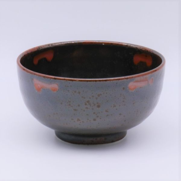 美濃焼 鉄赤点紋 5.0丼 [ 丼 ] 約16×8.6cm