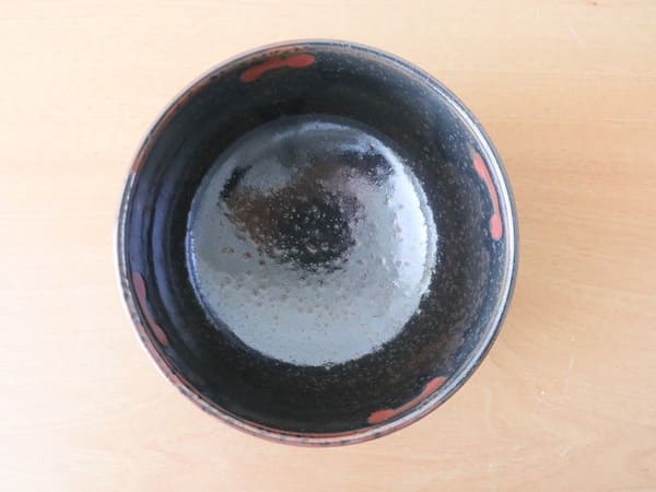 美濃焼 鉄赤点紋 5.0丼 [ 丼 ] 約16×8.6cm