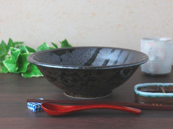 美濃焼 天目ライン8寸深鉢 [ 丼 ] 24×7.5cm