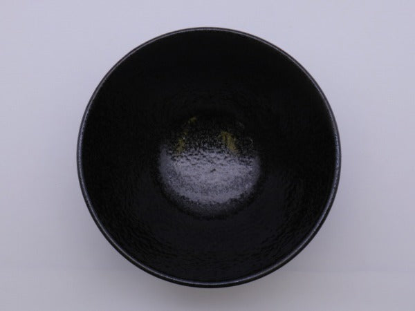 美濃焼 ペトラ黒耀 18cm高台深口丼 [ 丼 ] 18×9.6cm